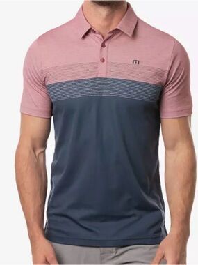 Travis Mathew The Lake Life Polo Shirt l M